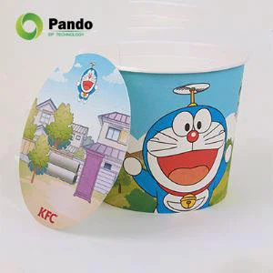 Vislabāk pārdotie 65oz pārtikas papīra kausi vistai