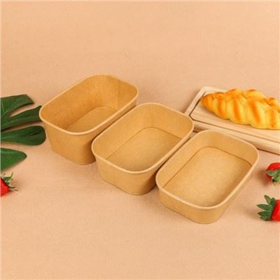 Kraft salātu bļoda ar vāku